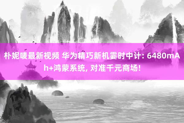 朴妮唛最新视频 华为精巧新机霎时中计: 6480mAh+鸿蒙系统， 对准千元商场!
