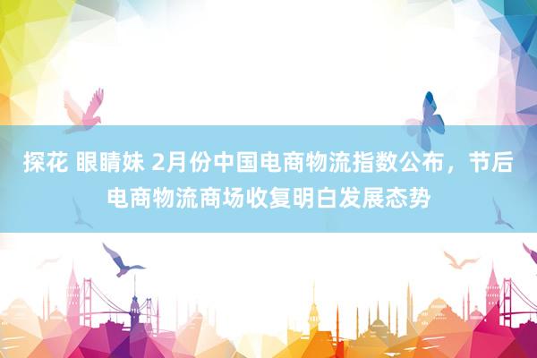 探花 眼睛妹 2月份中国电商物流指数公布，节后电商物流商场收